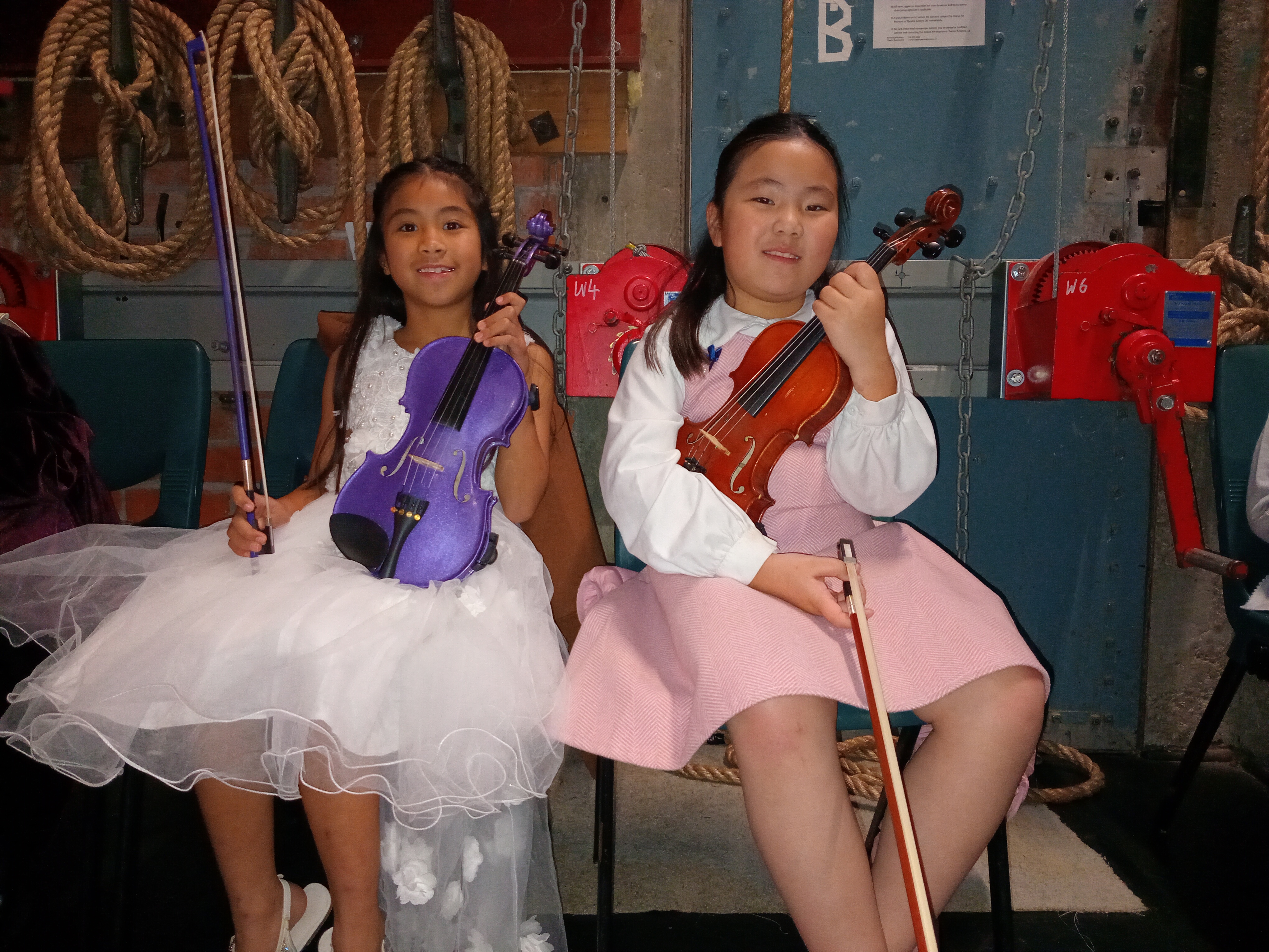 Musicians performing on stage